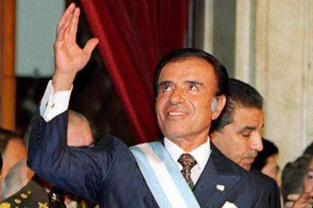 Segunda presidencia de Menem.