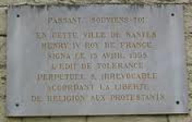 The Edict of Fontainebleau