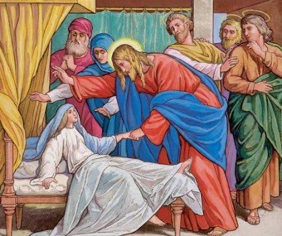 Gesù compie numerosi miracoli