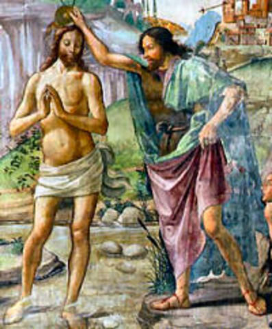 Gesù riceve il battesimo