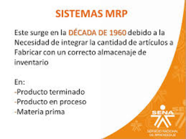 MRP En los años 60-70´s