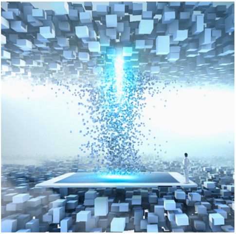 Pronóstico de cantidad de datos en una década.