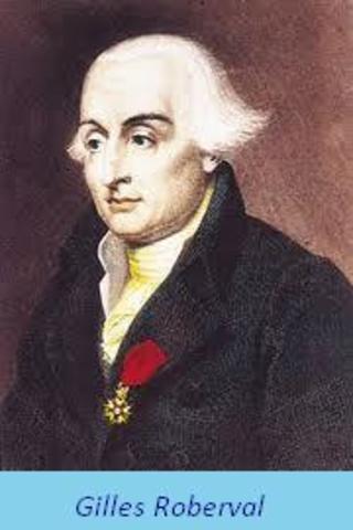 Gilles Persone de Roberval (1602- 1675)