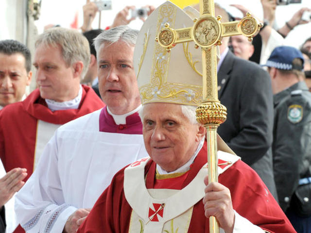 Pope Benedict XVI visits Australia for the first time