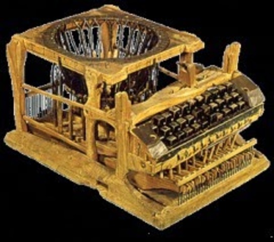 Primera maquina de escribir