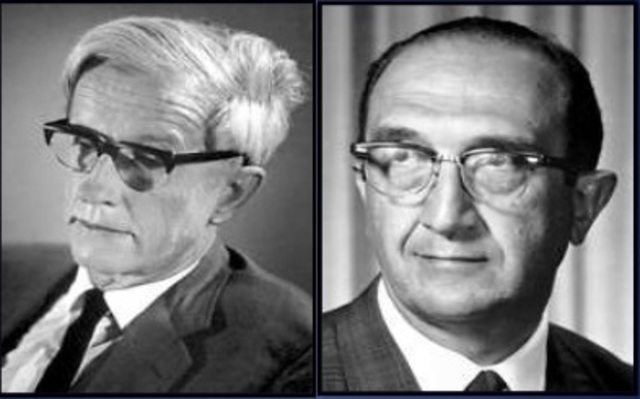 Max Delbruck y Salvador Luria