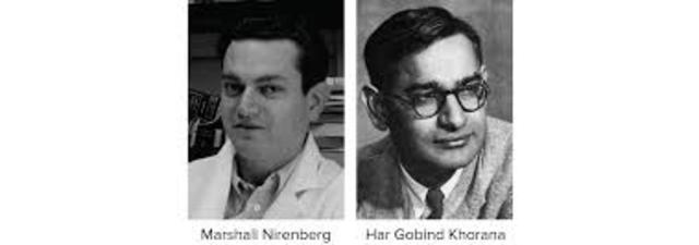 Marshall Nirenberg y H. Gobind Khorana