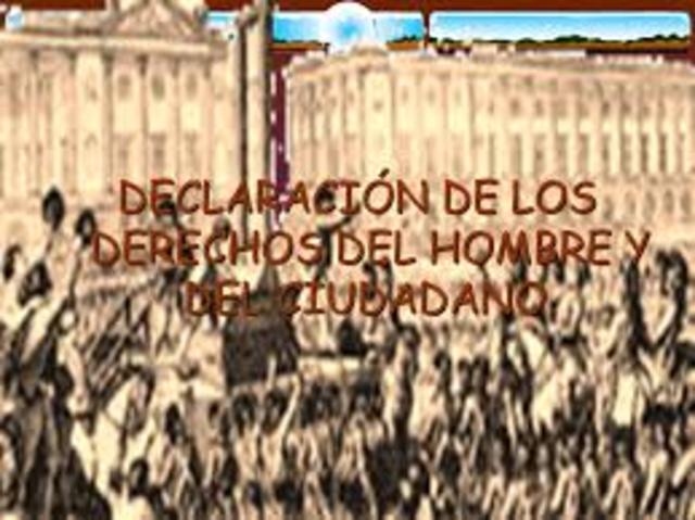 La Declaración de los Derechos del Hombre y de los Ciudadanos
