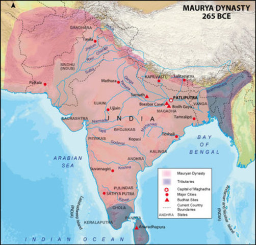 Mauryan Dynasty begins