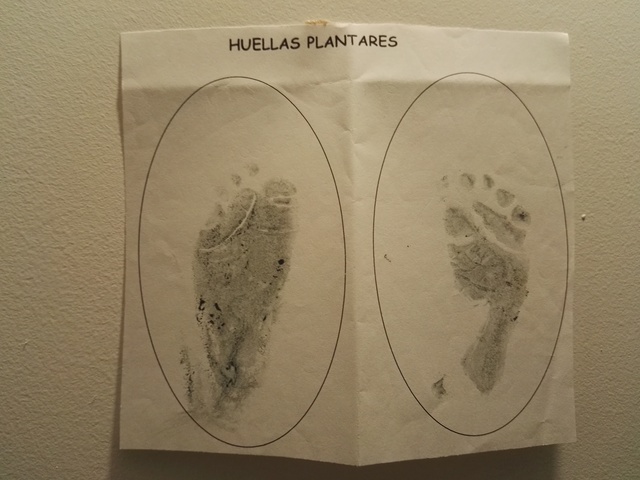 Huellas de mi hijo
