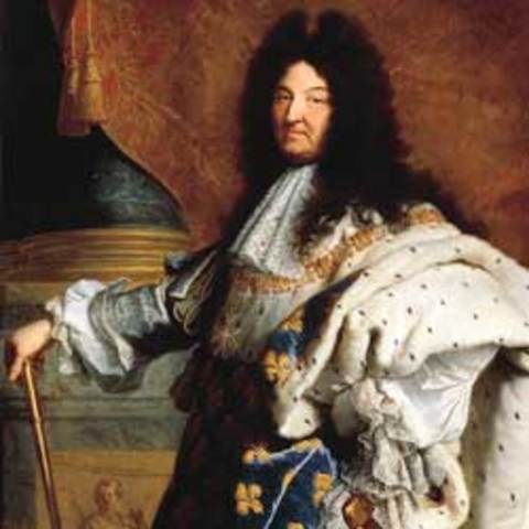 Ludvig XIV tar över den franska tronen
