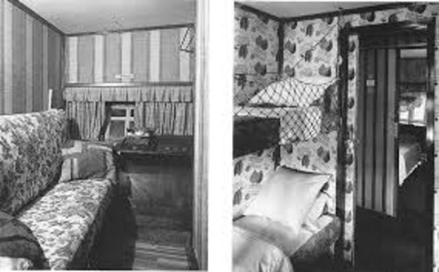 As primeiras cabines de um Zeppelin