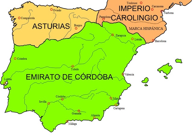 Emirato de Córdoba.(756-929)
