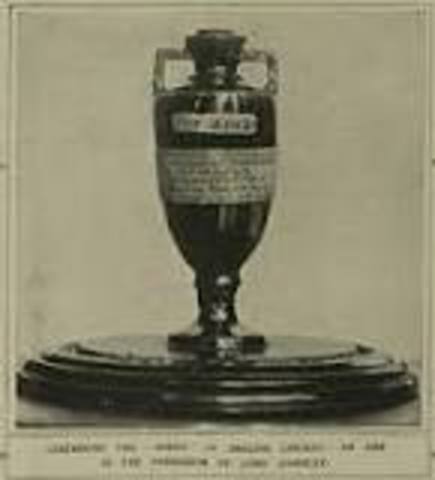The First Ashes Test