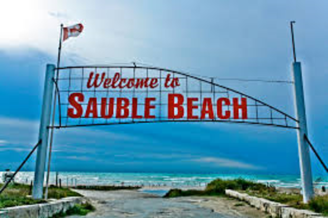 Went to sauble beach