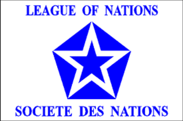 The League Of Nations is formed