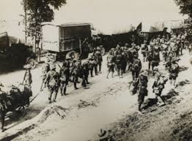 The German Offensive Begins