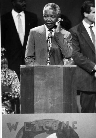 Nelson Mandela is in imprison