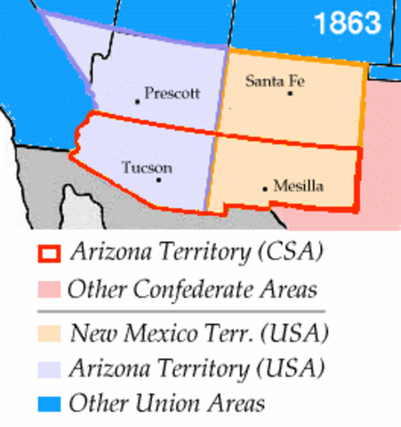 Arizona Territory was established