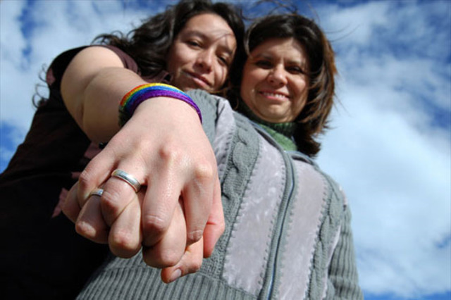 Dos mujeres enamorradas