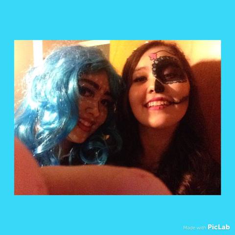 Día de muertos con mi mejor amiga