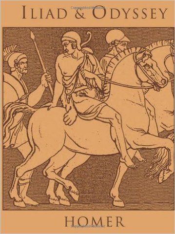 Homer Writes His Famous Masterpieces