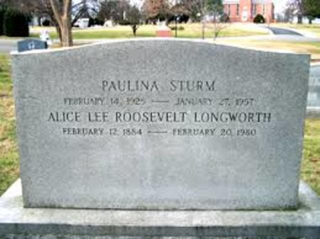 Death of Roosevelt's Wife and mother