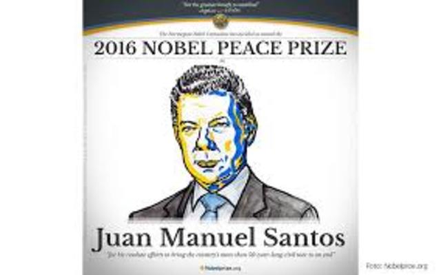 Nobel De Paz A Juan Manuel Santos