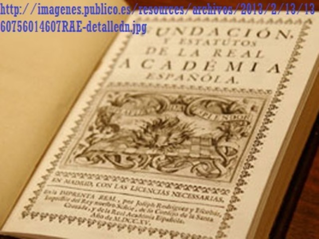 Nacimiento de la RAE