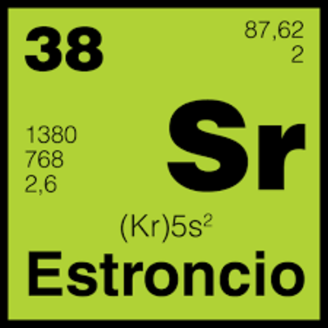 Estroncio.