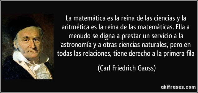 Aportes del matemático Gauss