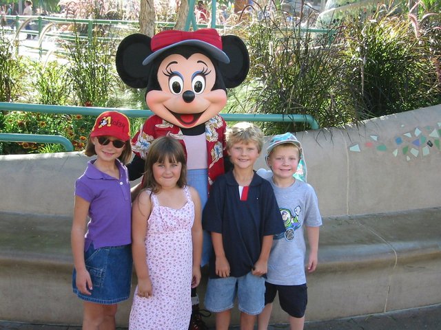 Disneyland after Grandma Bev's wedding