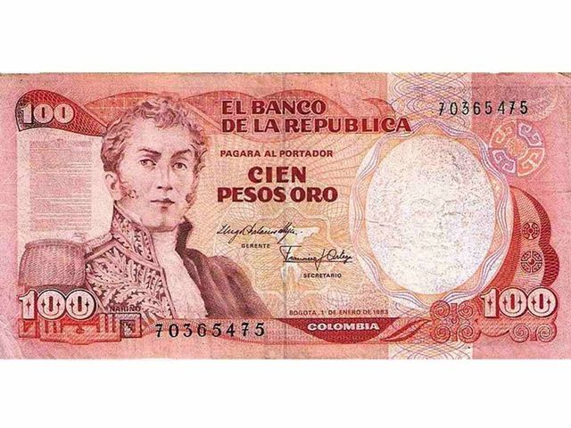 la evolución de los billetes en colombia