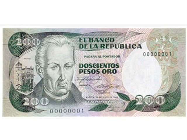 la evolución de los billetes en colombia