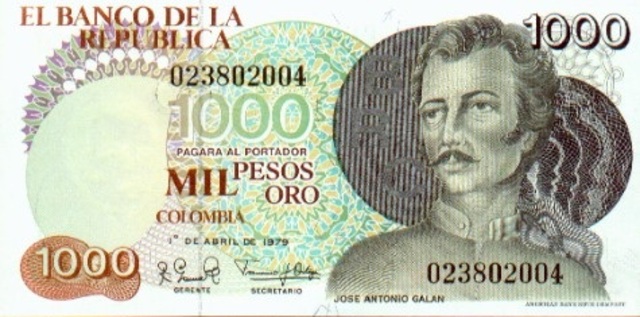la evolución de los billetes en colombia