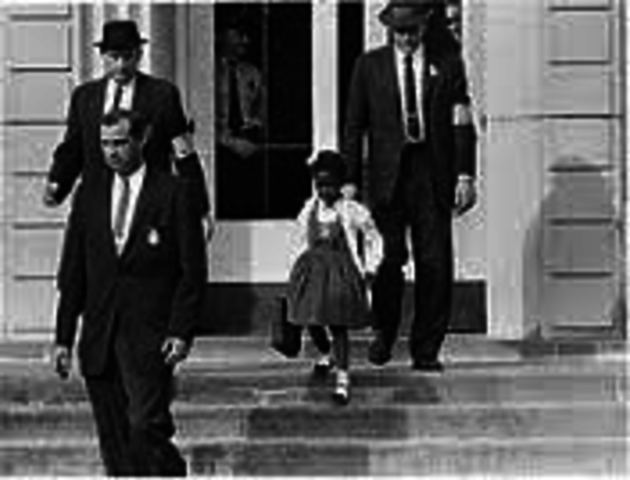 First African American to attend a all Caucasion school.