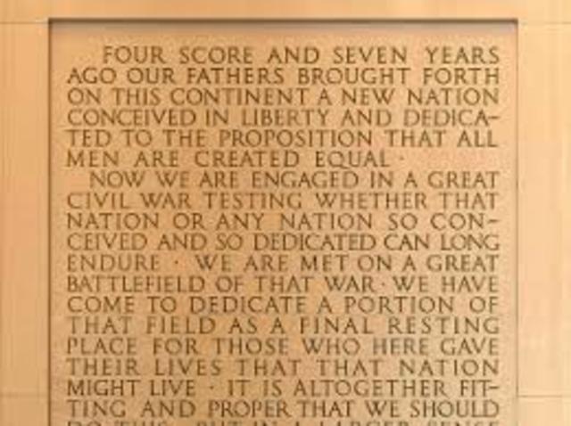Gettysburg Address 1863