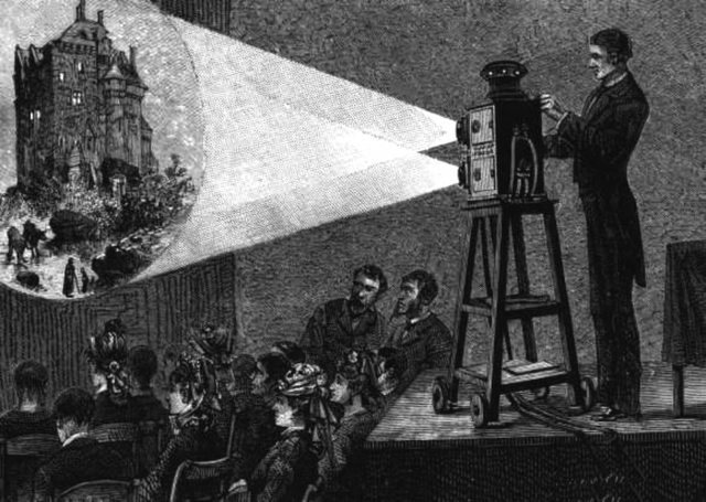 The brothers Lumiere showed the first film