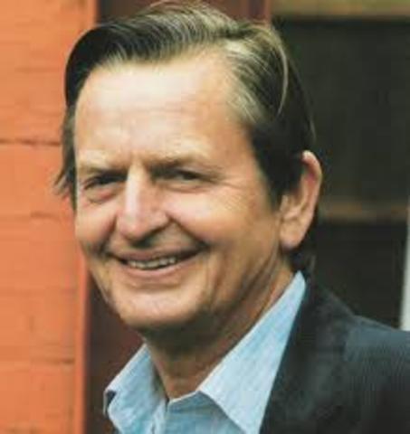 Olof Palme död
