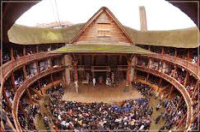 Globe Theatre is built in London