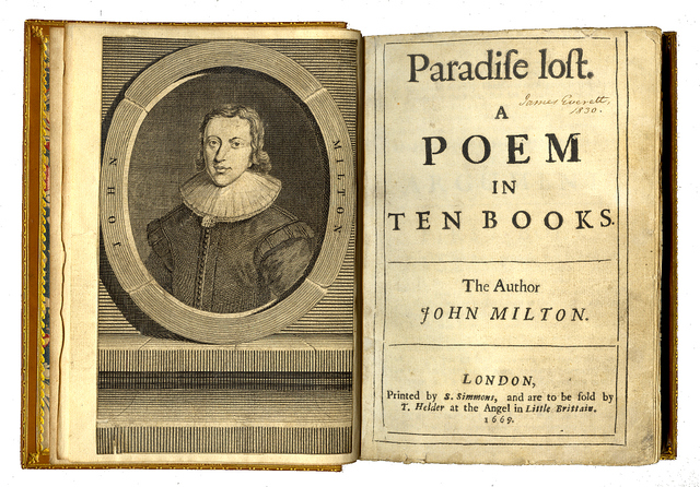 c.1658 - John Milton begins Paradise Lost