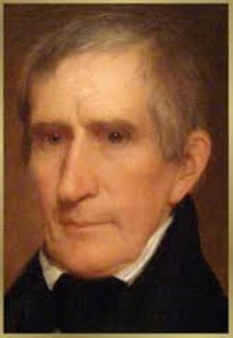 William Henry Harrison elected the 9th President of the United States of America