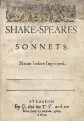 1609 Shakespeare's sonnets are published