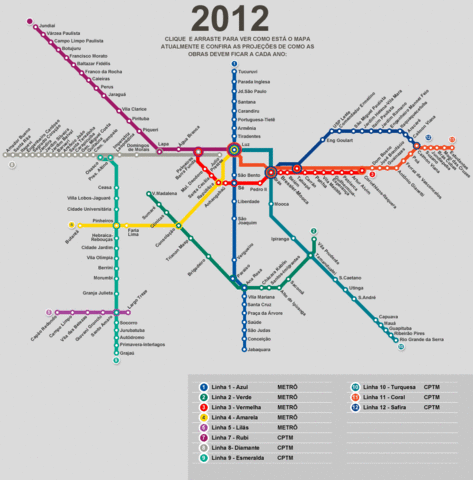 Linhas de metro de São Paulo