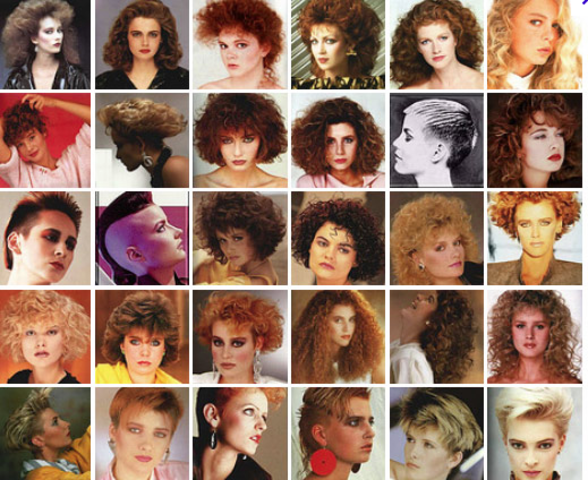 ¡PEINADOS Y MAQUILLAJE AÑOS 80!