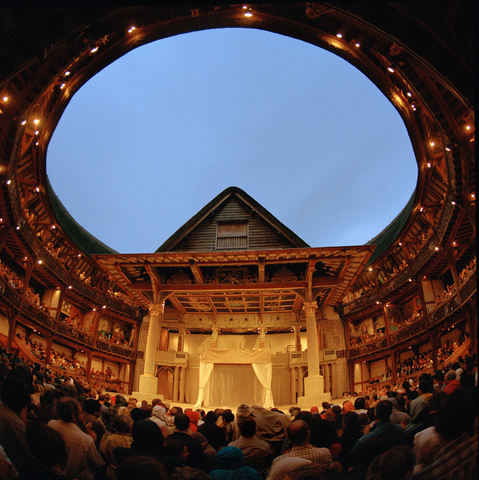 Shakespear's Globe is raised