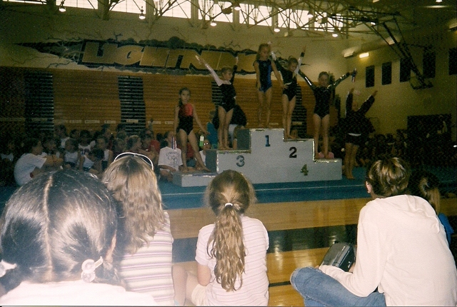 my first gymnastics award.
