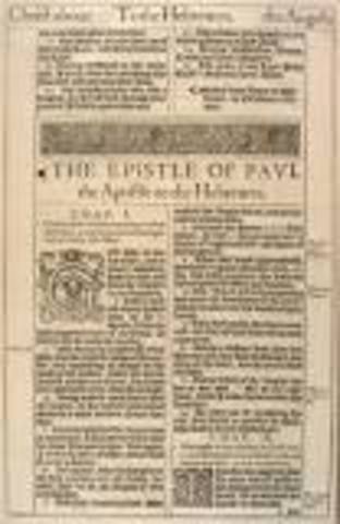 1611 King James Bible is published