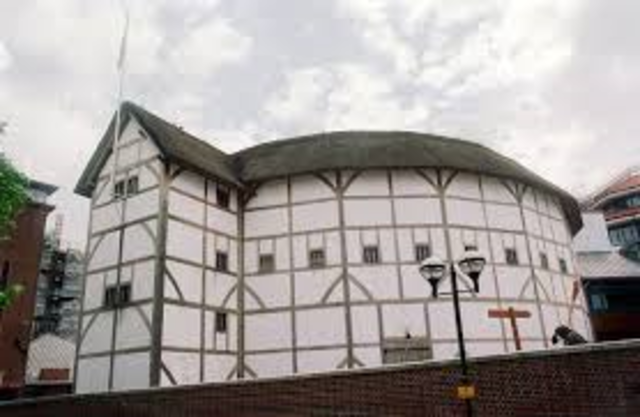 Globe Theatre is built in London