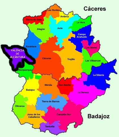 Municipio de Valencia de Alcántara.